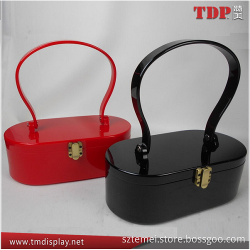 small plastic travel home use acrylic makeup cosmetic jewelry storage box ladys hand bags latest handbag hand bags women handbag